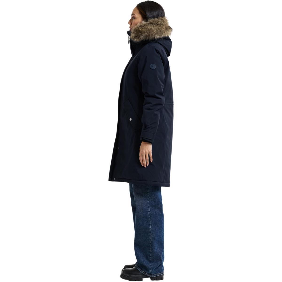 Didriksons Erna Parka Vinterjakke Dame DARK NIGHT BLUE