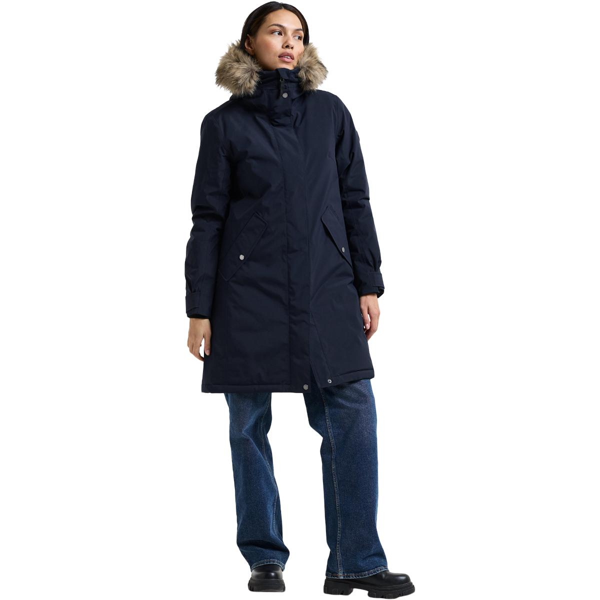 Didriksons Erna Parka Vinterjakke Dame DARK NIGHT BLUE