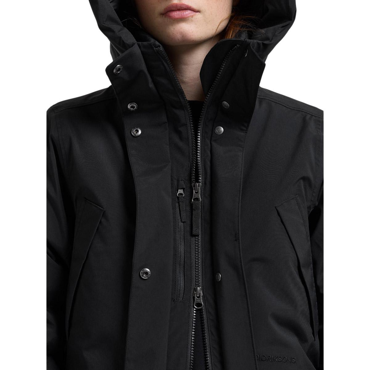 Didriksons Melody Parka Vinterjakke Dame BLACK