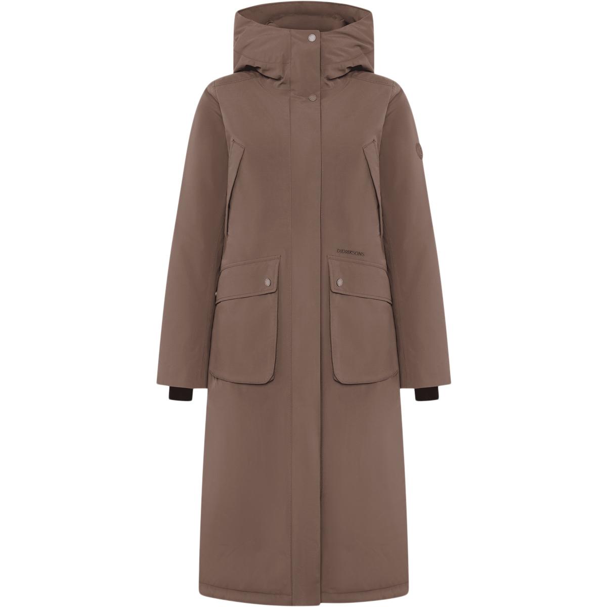 Didriksons Melody Parka Vinterjakke Dame MOCHA BROWN