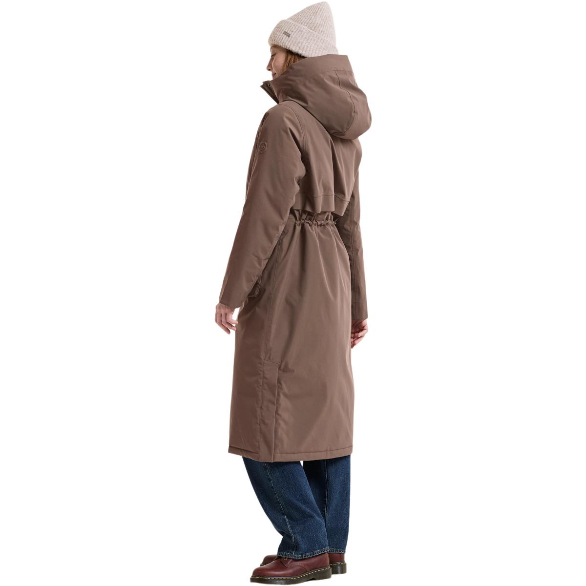 Didriksons Melody Parka Vinterjakke Dame MOCHA BROWN