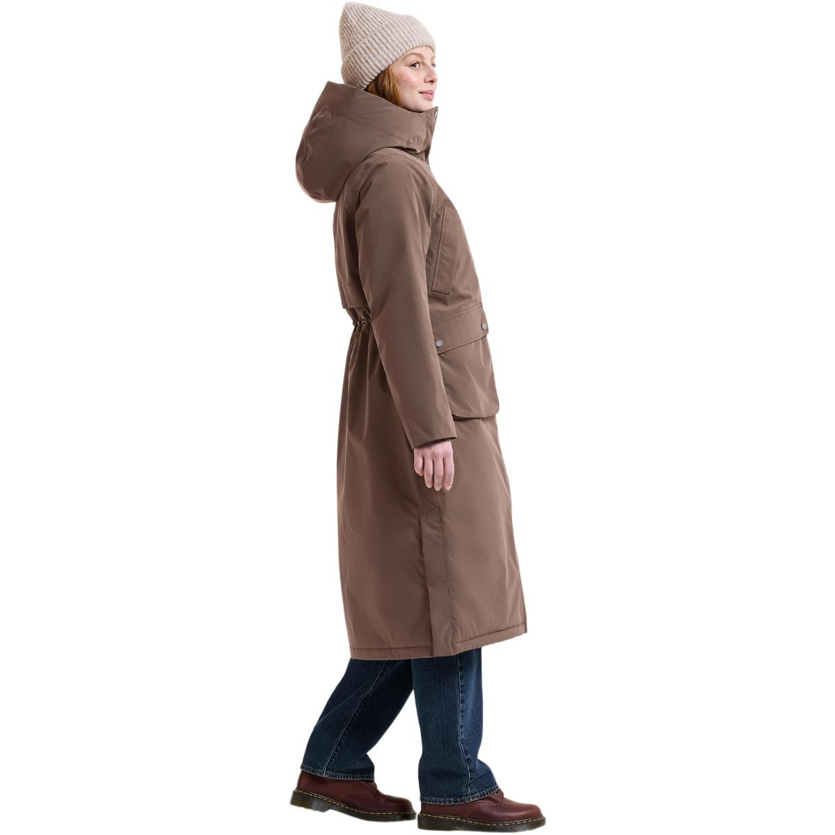 Didriksons Melody Parka Vinterjakke Dame MOCHA BROWN