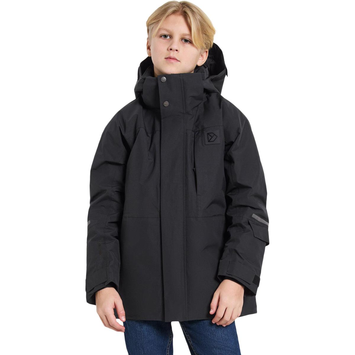 Didriksons Gabbro Vinterjakke Børn BLACK