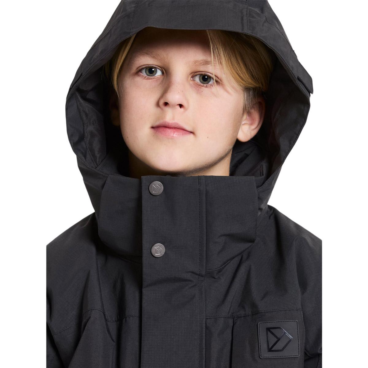 Didriksons Gabbro Vinterjakke Børn BLACK