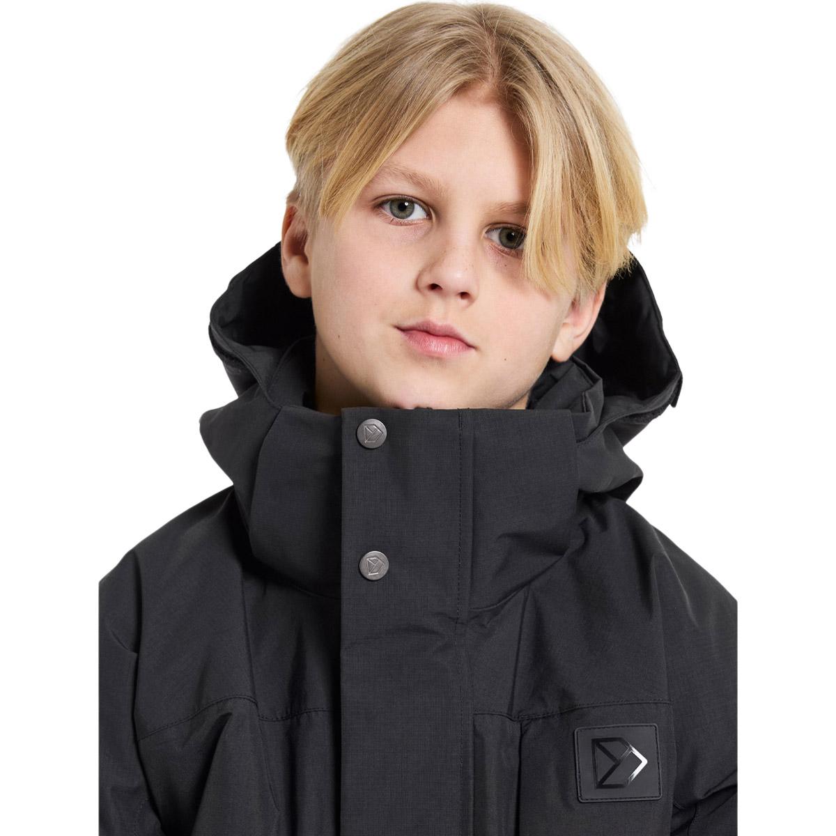 Didriksons Gabbro Vinterjakke Børn BLACK
