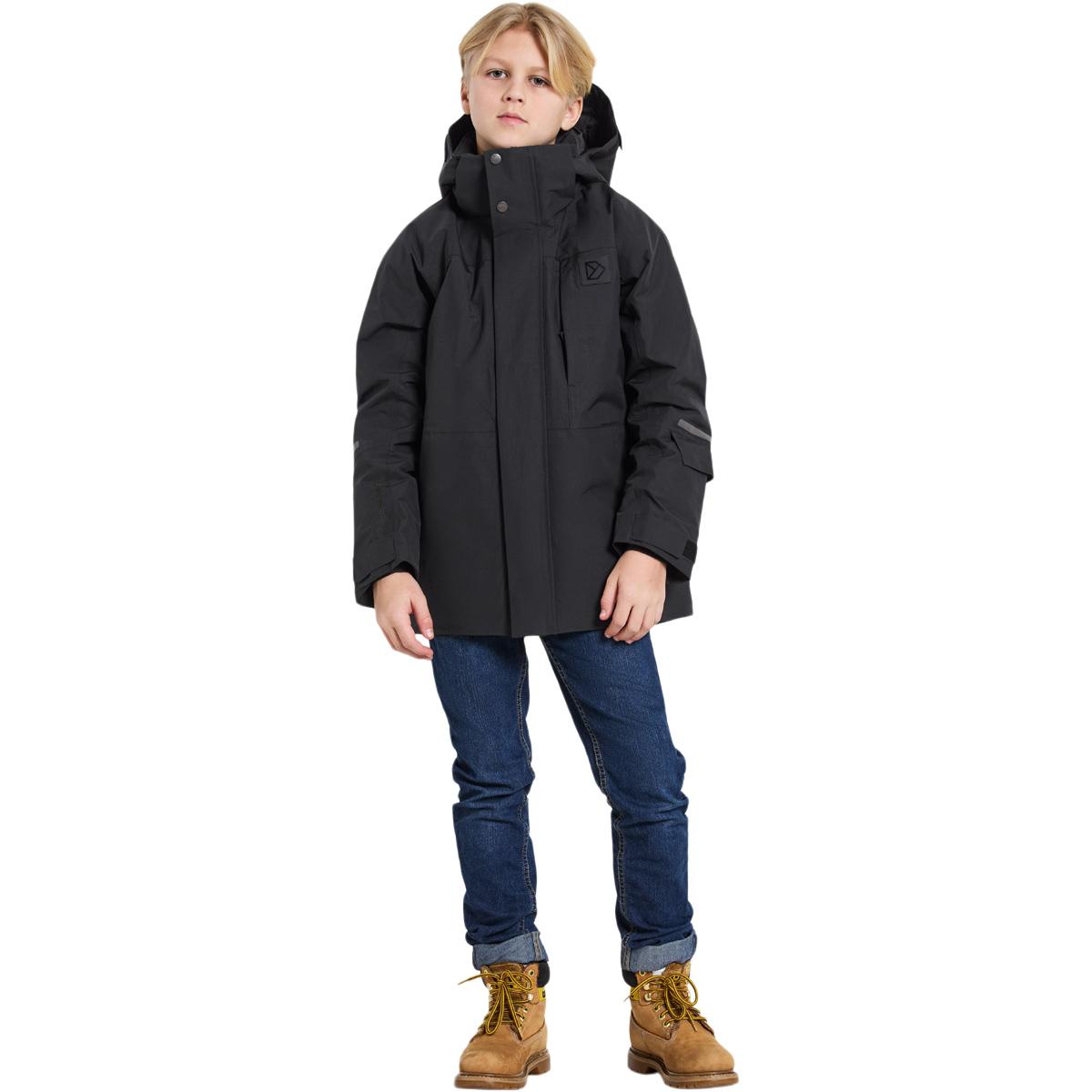 Didriksons Gabbro Vinterjakke Børn BLACK