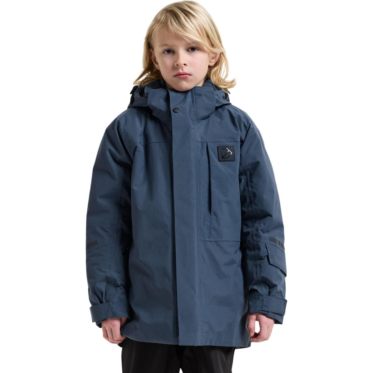 Didriksons Gabbro Vinterjakke Børn MOUNTAIN BLUE