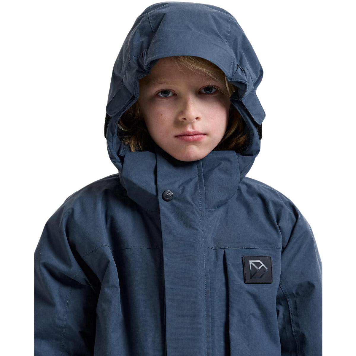Didriksons Gabbro Vinterjakke Børn MOUNTAIN BLUE