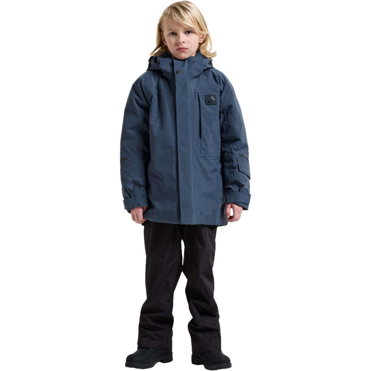 Didriksons Gabbro Vinterjakke Børn MOUNTAIN BLUE