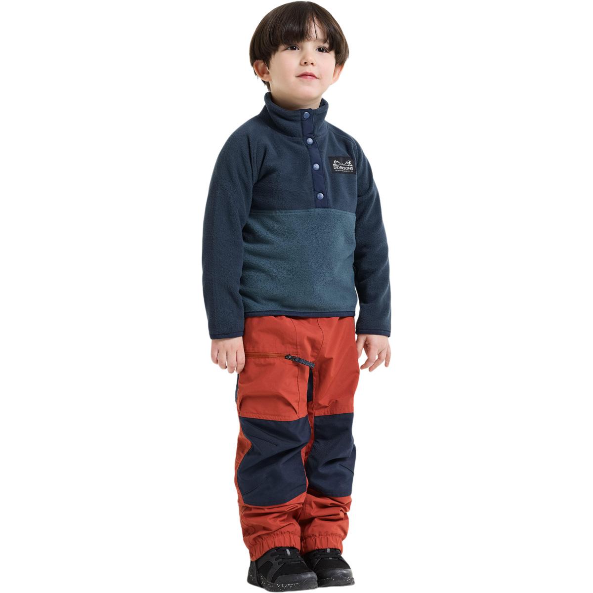 Didriksons Monte Fleecetrøye Barn MOUNTAIN BLUE