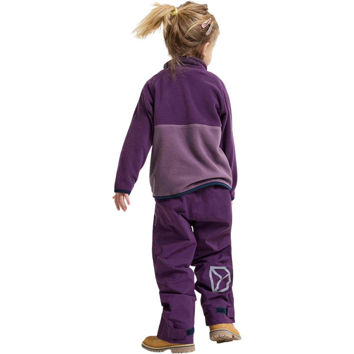 Didriksons Monte Fleecetrøye Barn NORTHEN PURPLE