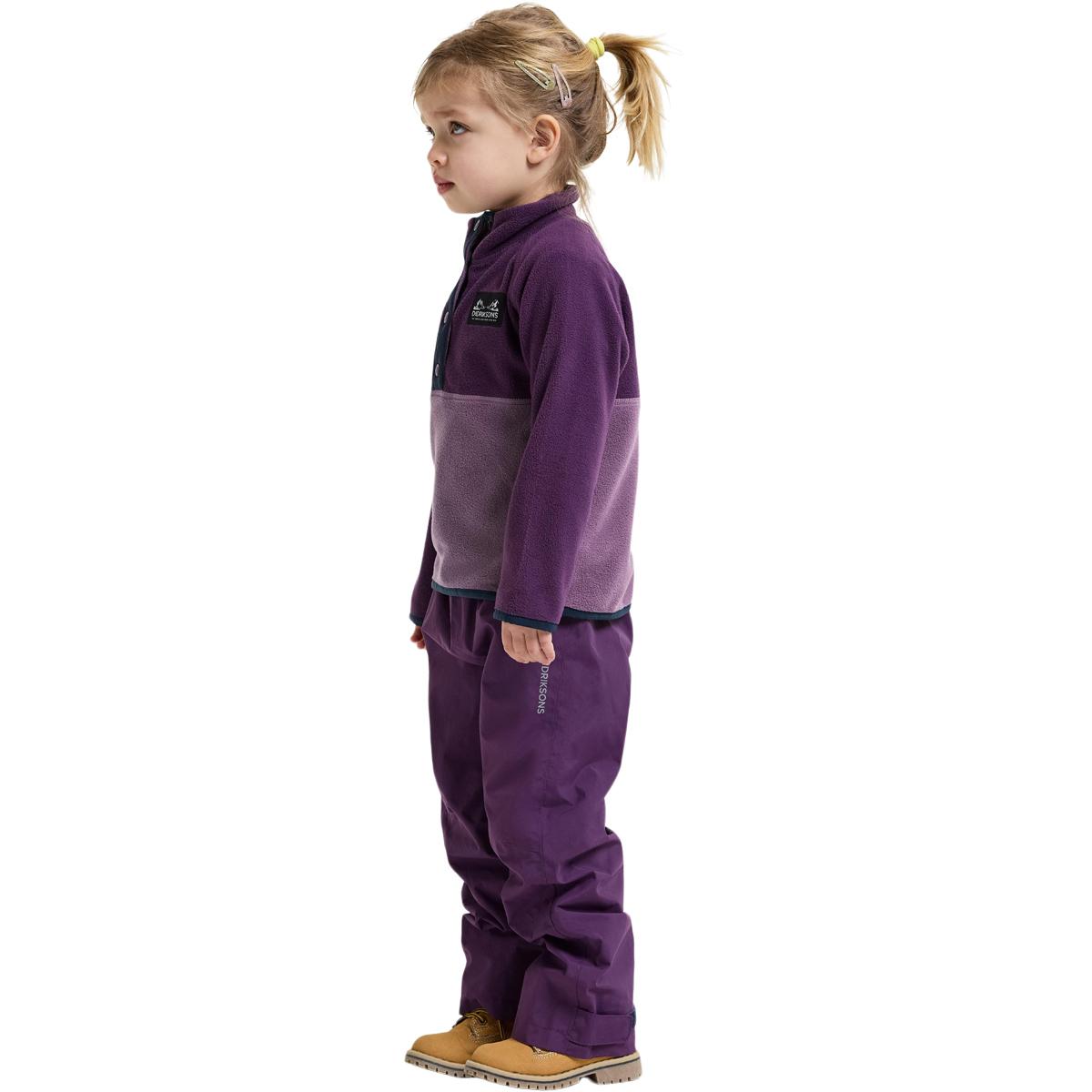 Didriksons Monte Fleecetrøye Barn NORTHEN PURPLE
