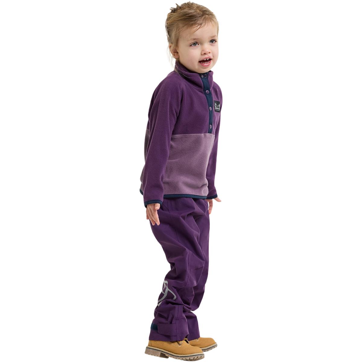 Didriksons Monte Fleecetrøye Barn NORTHEN PURPLE
