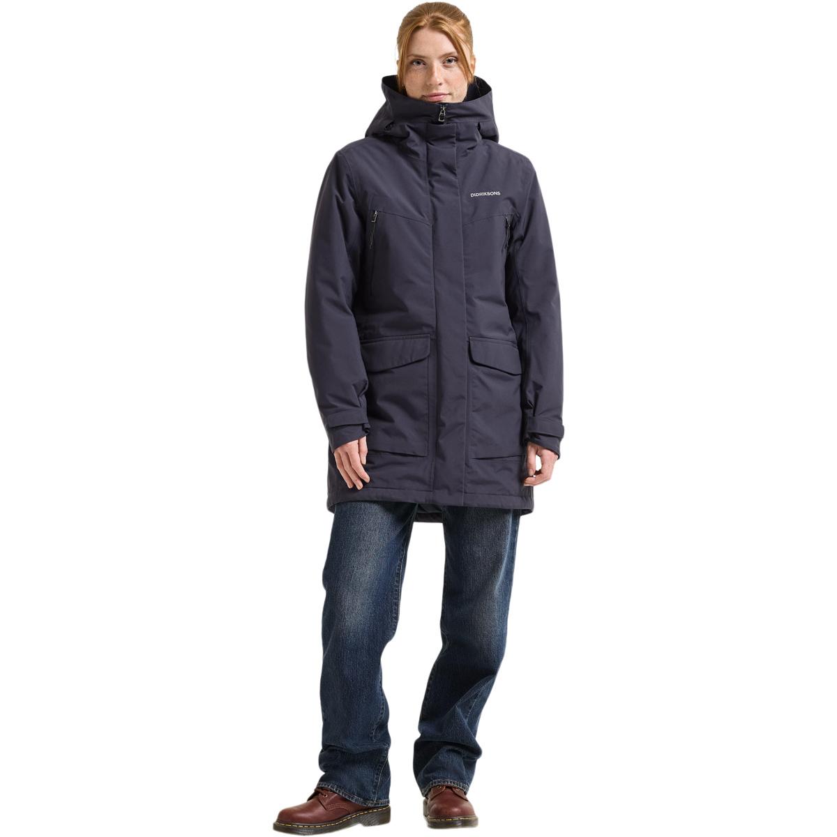 Didriksons Felia Parka Jakke Dame DARK NIGHT BLUE