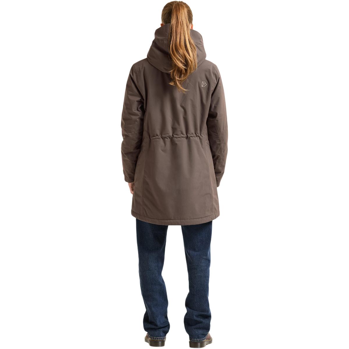 Didriksons Felia Parka Jakke Dame MOCHA BROWN
