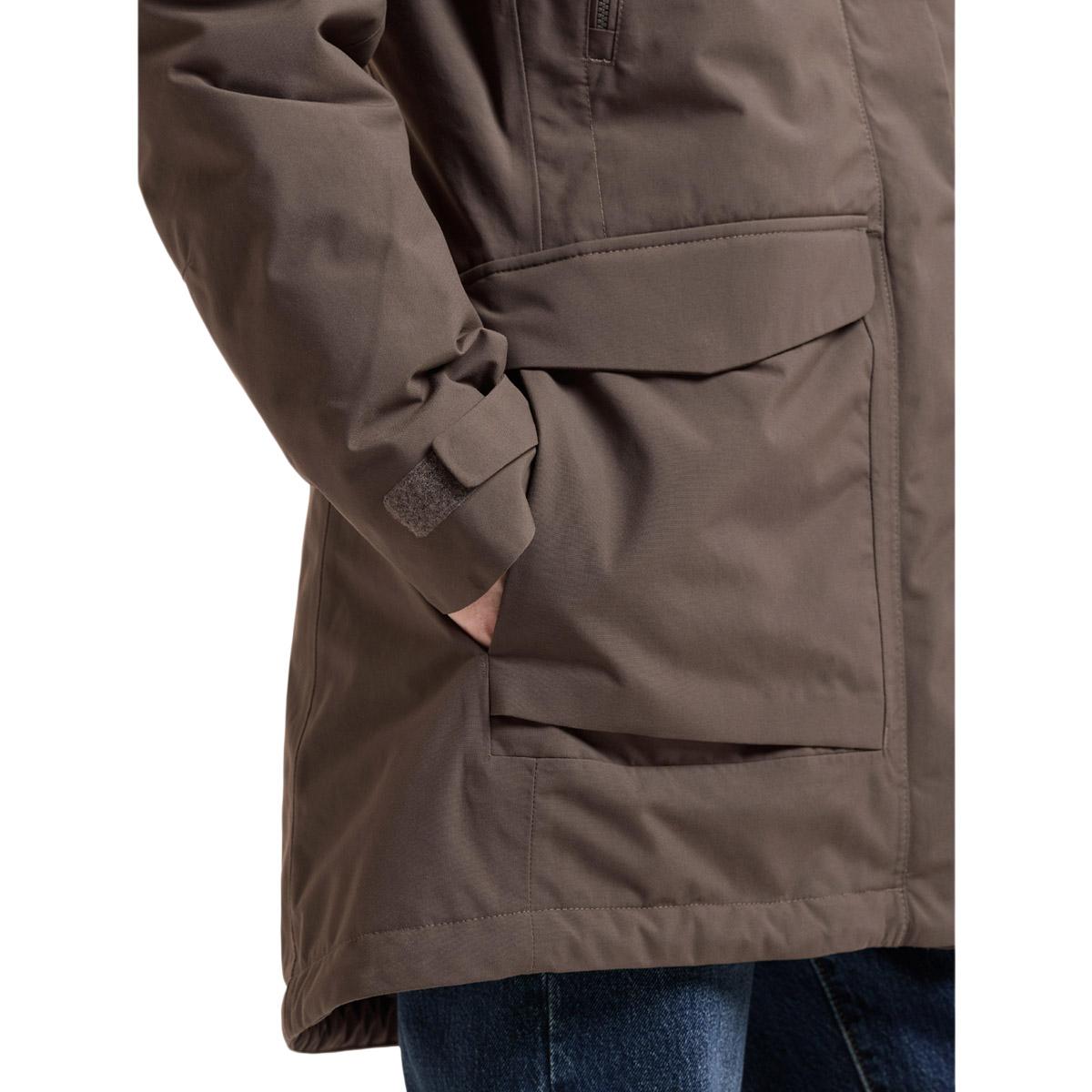Didriksons Felia Parka Jakke Dame MOCHA BROWN