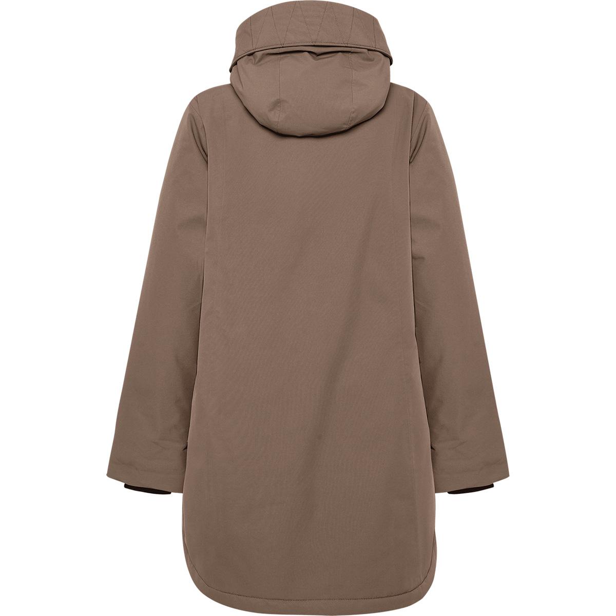 Didriksons Lilian Parka Vinterjakke Dame MOCHA BROWN