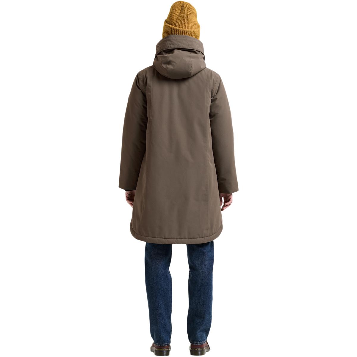Didriksons Lilian Parka Vinterjakke Dame MOCHA BROWN