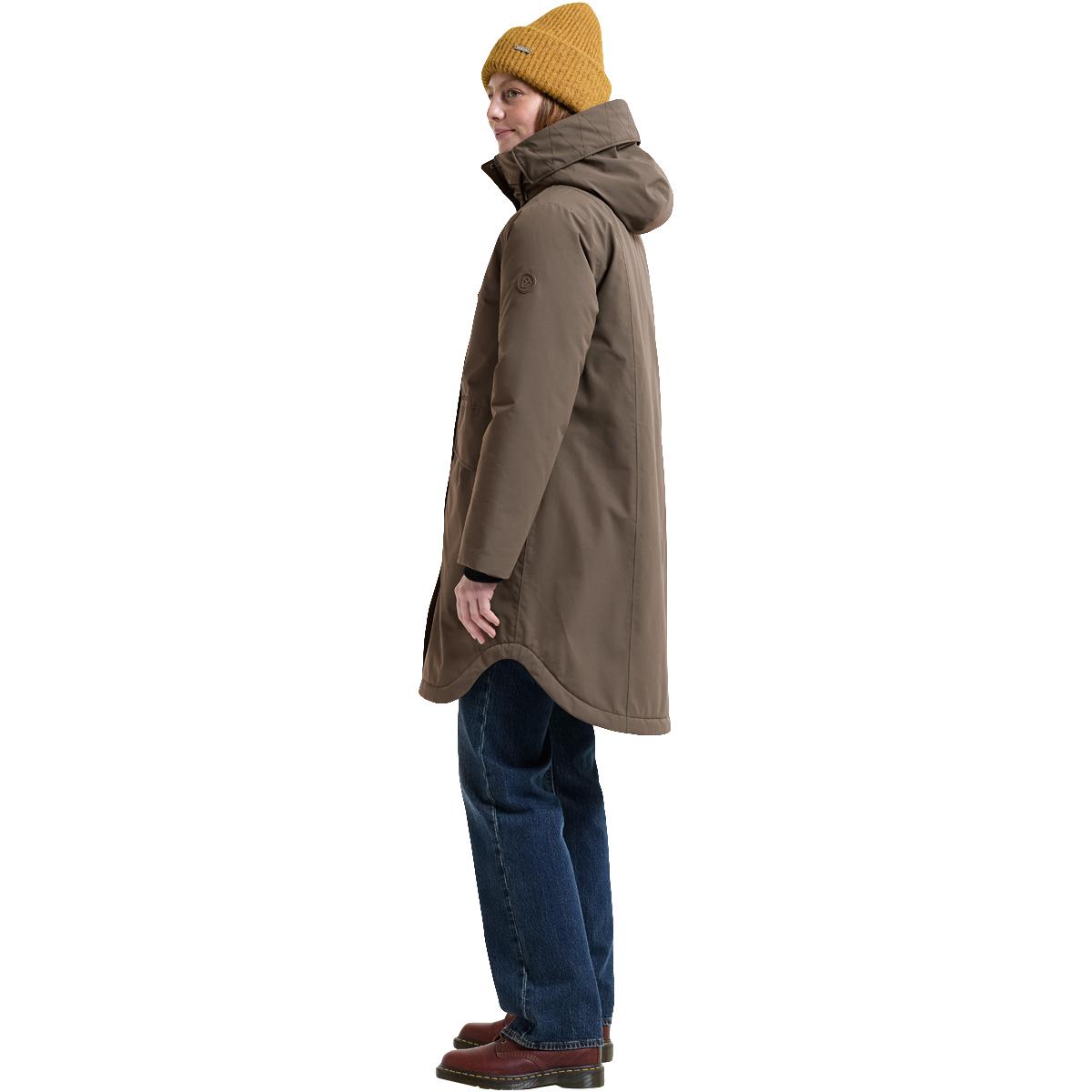 Didriksons Lilian Parka Vinterjakke Dame MOCHA BROWN