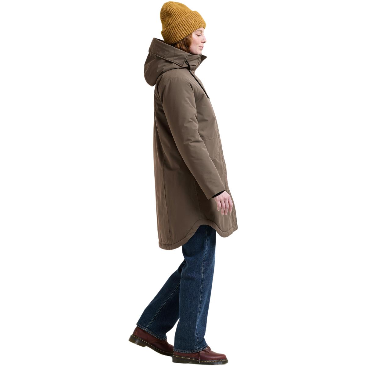 Didriksons Lilian Parka Vinterjakke Dame MOCHA BROWN