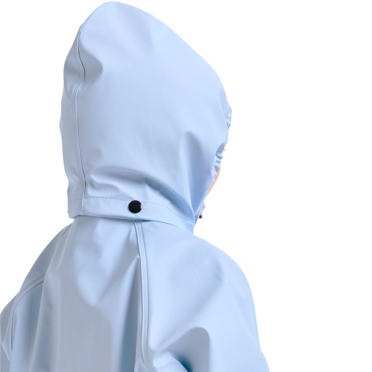 Didriksons Slaskeman PU Regnsæt Børn Light Blue/Navy