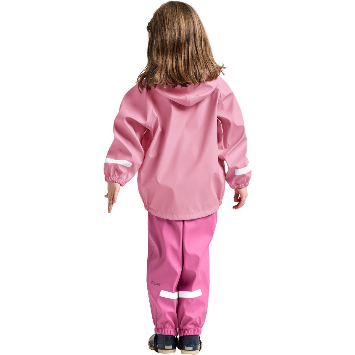 Didriksons Slaskeman PU Regnsæt Børn Rose/Pink