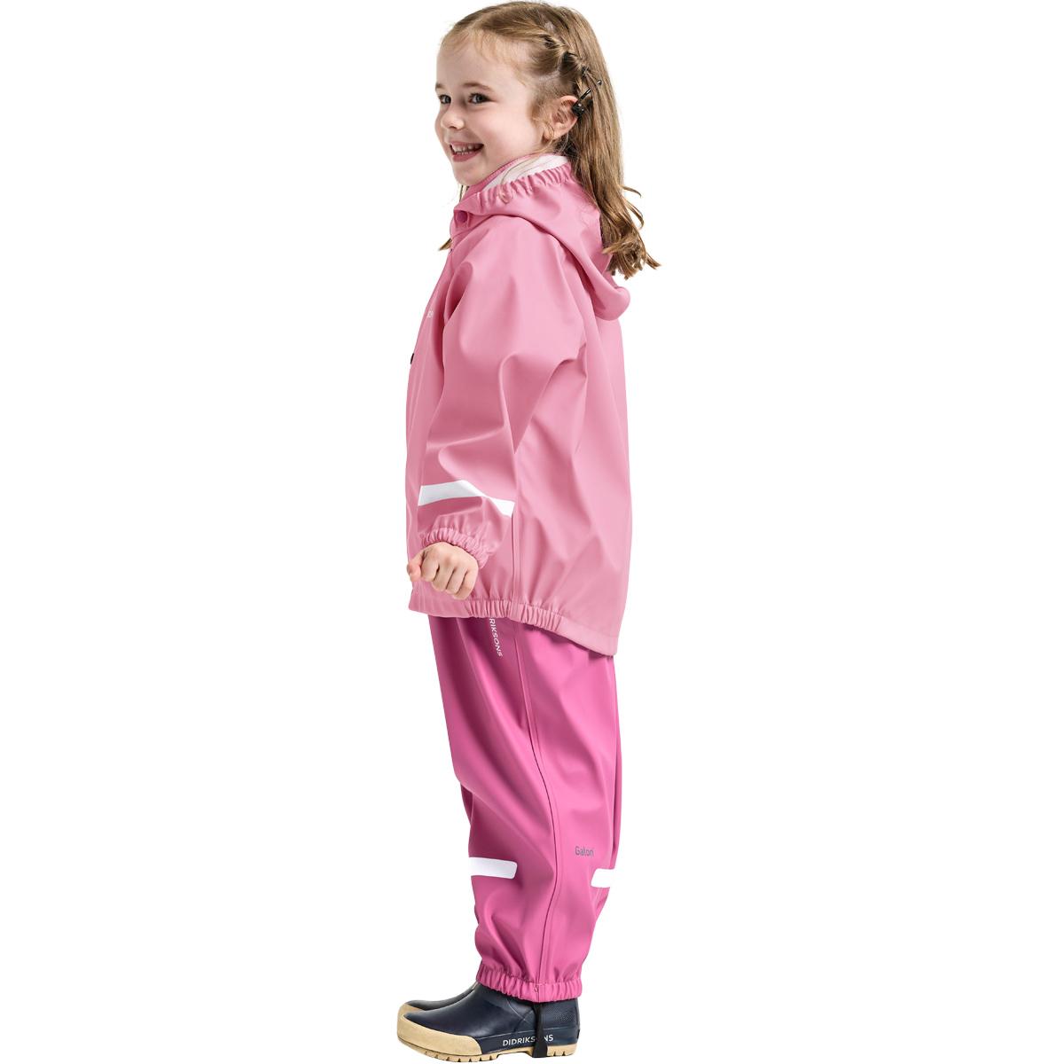 Didriksons Slaskeman PU Regnsæt Børn Rose/Pink
