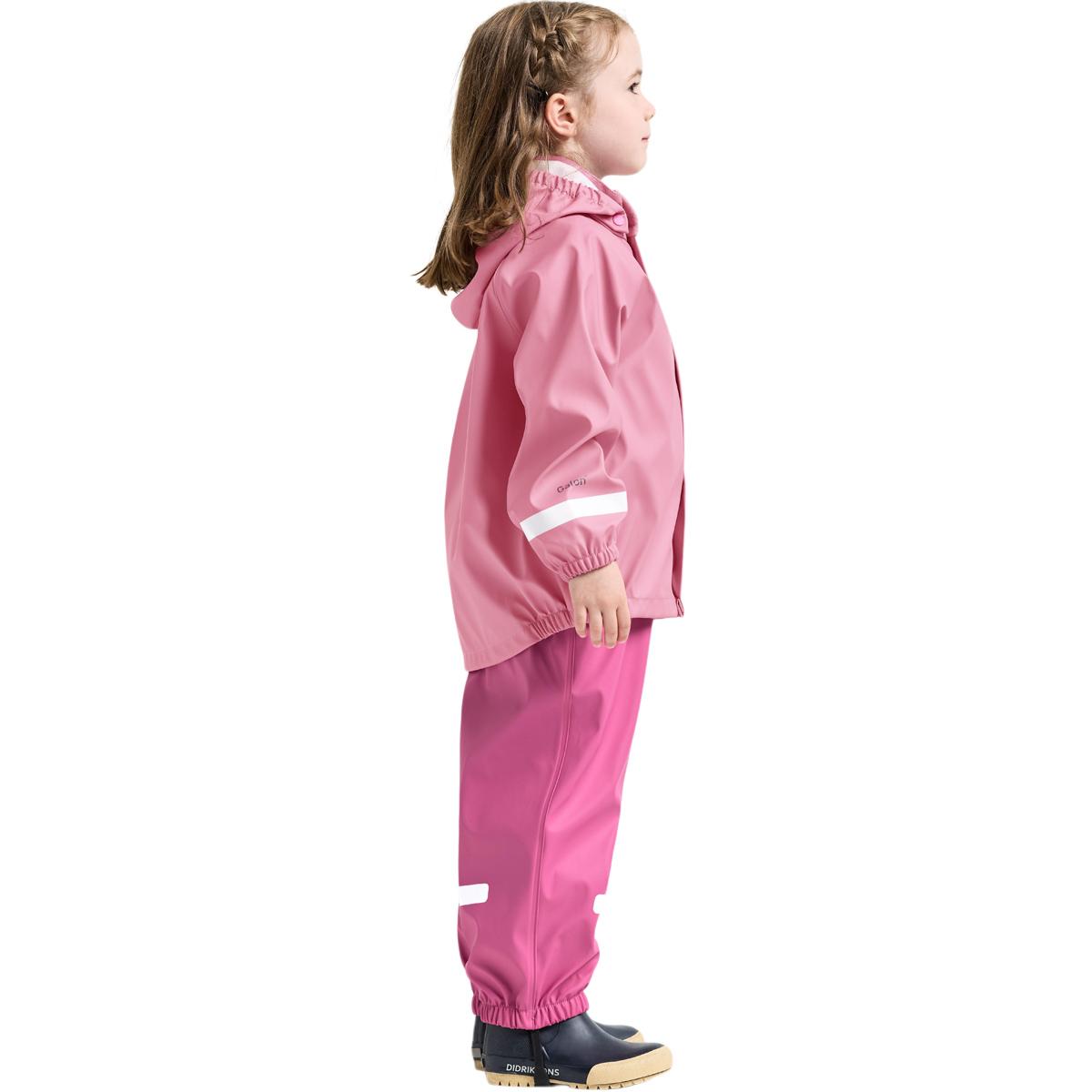 Didriksons Slaskeman PU Regnsæt Børn Rose/Pink
