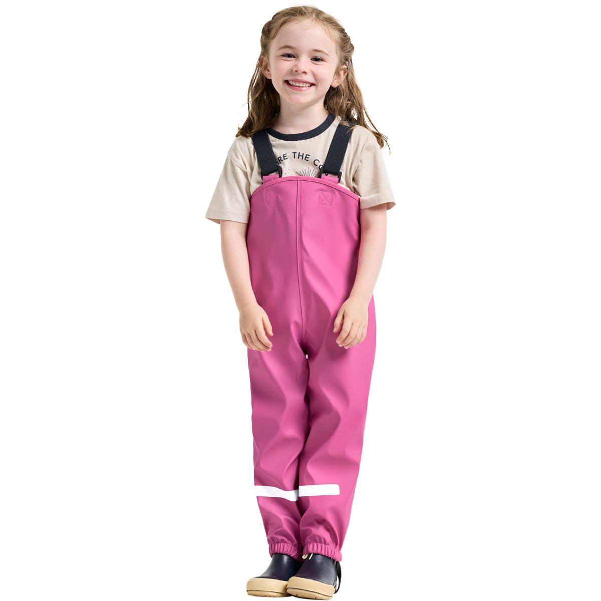 Didriksons Slaskeman PU Regnsæt Børn Rose/Pink