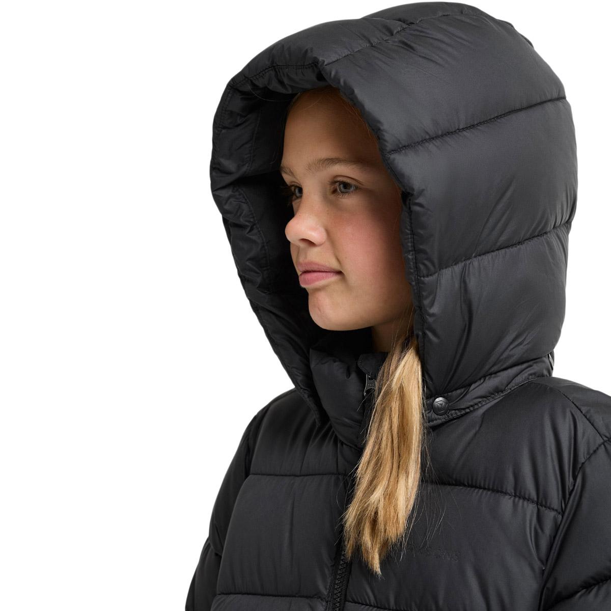 Didriksons Scoria Parka Dynejakke Børn BLACK
