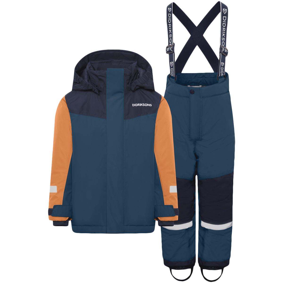 Didriksons Skare Multi Skisett Barn MOUNTAIN BLUE
