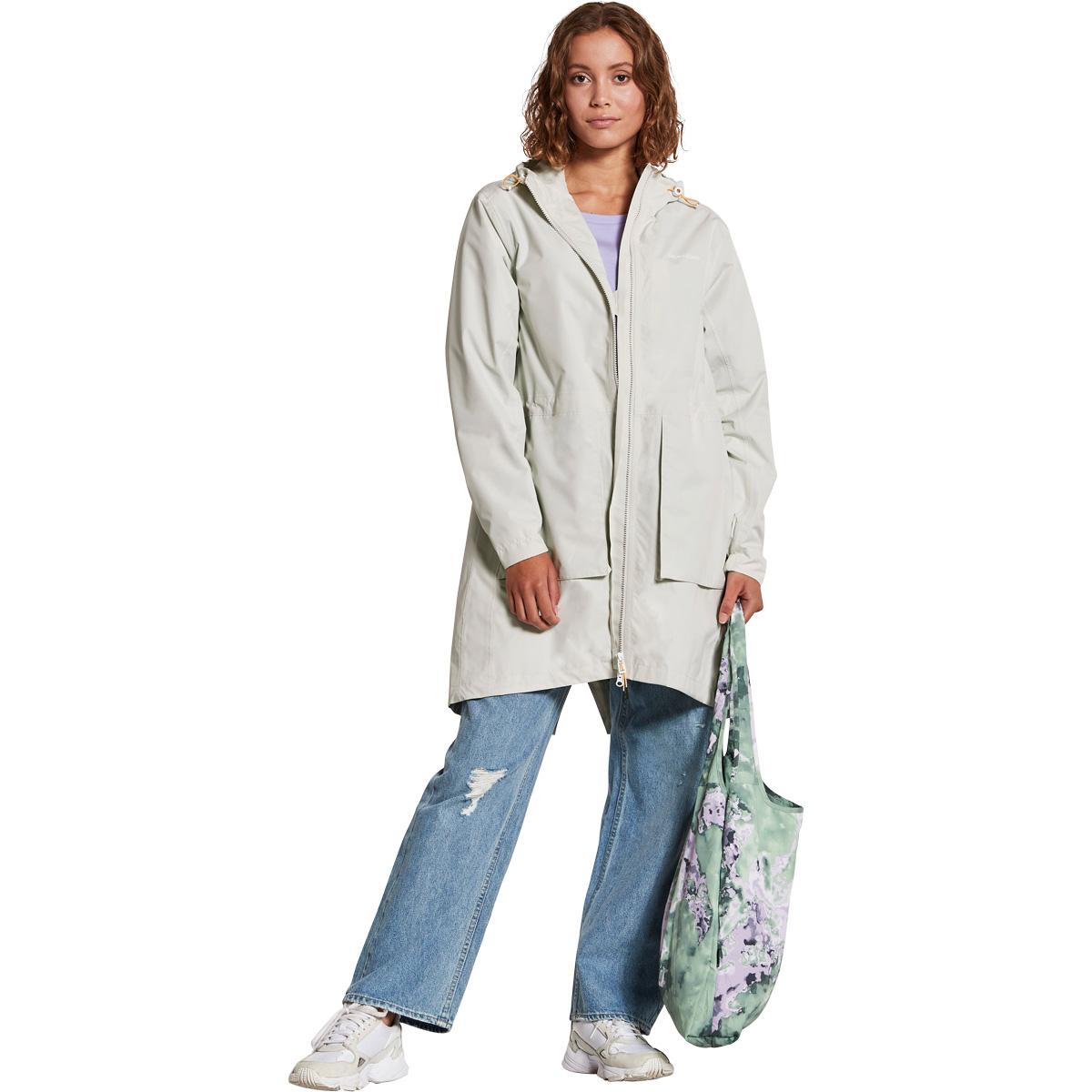 Didriksons Bella Parka Jakke Dame SILVER WHITE