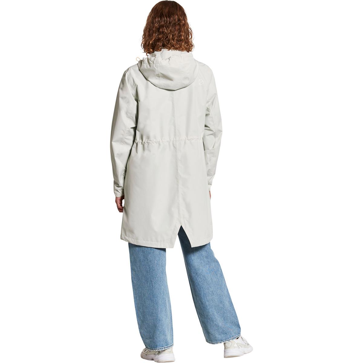 Didriksons Bella Parka Jakke Dame SILVER WHITE