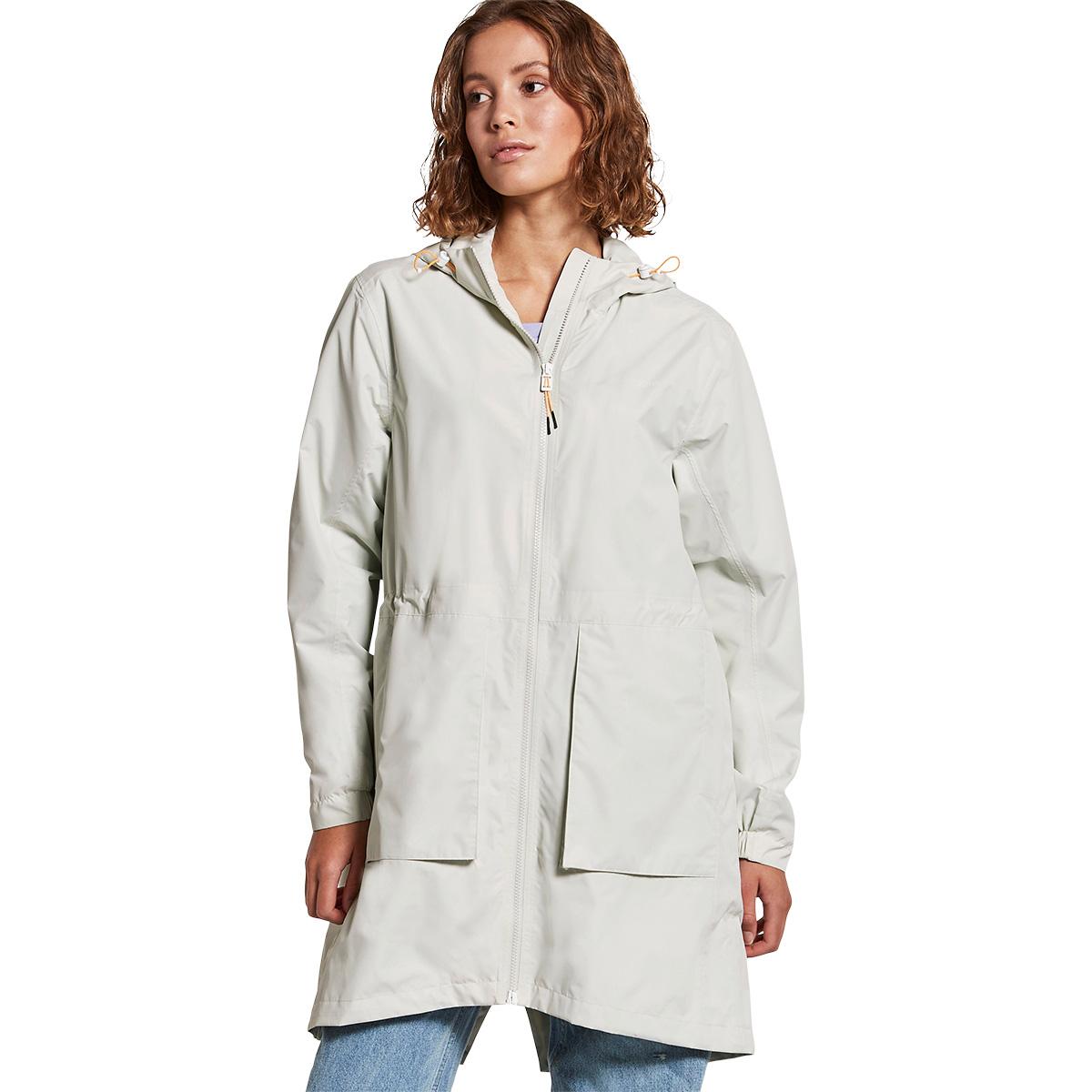 Didriksons Bella Parka Jakke Dame SILVER WHITE