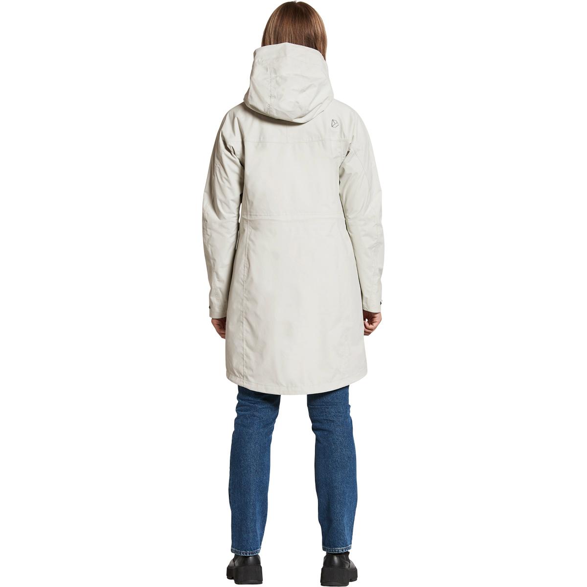 Didriksons Thelma Parka Jakke Dame SILVER WHITE