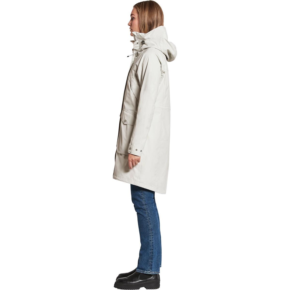 Didriksons Thelma Parka Jakke Dame SILVER WHITE