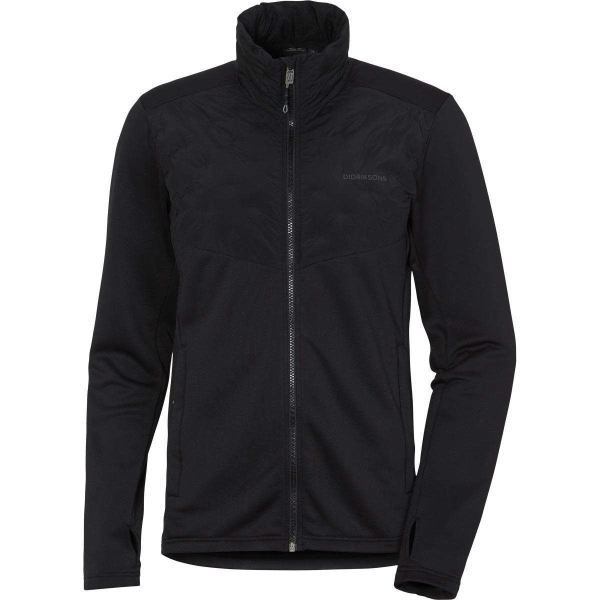 Didriksons Darius Full Zip Jakke BLACK