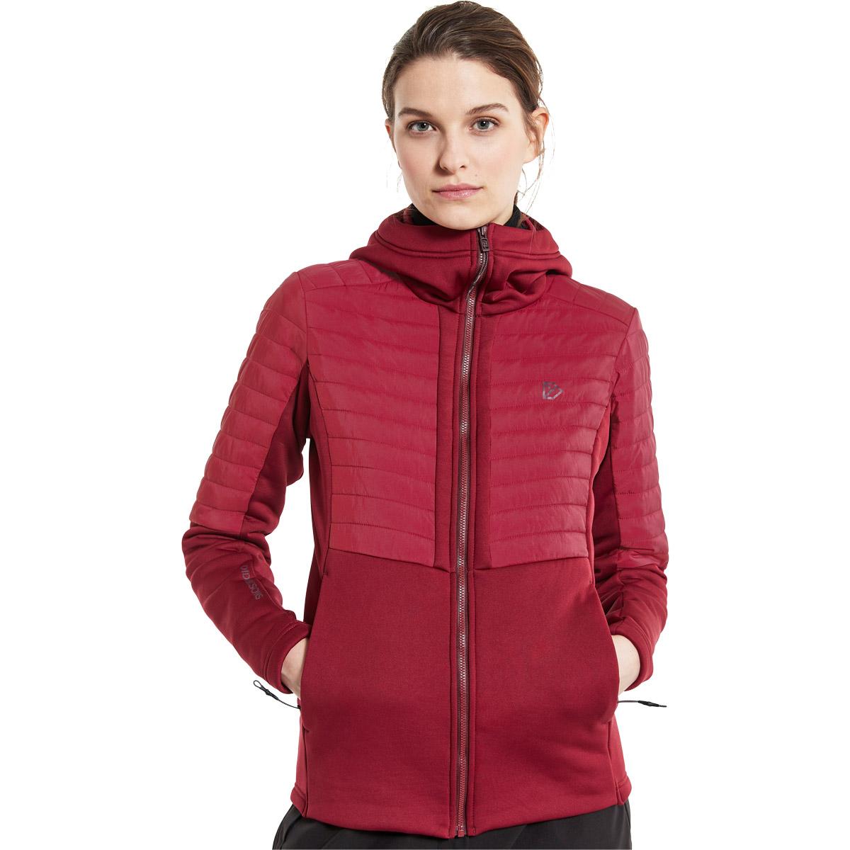 Didriksons Annema Full Zip Jakke Dame Ruby Red