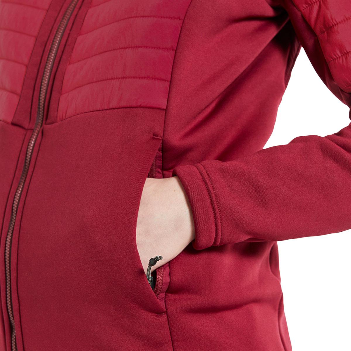 Didriksons Annema Full Zip Jakke Dame Ruby Red