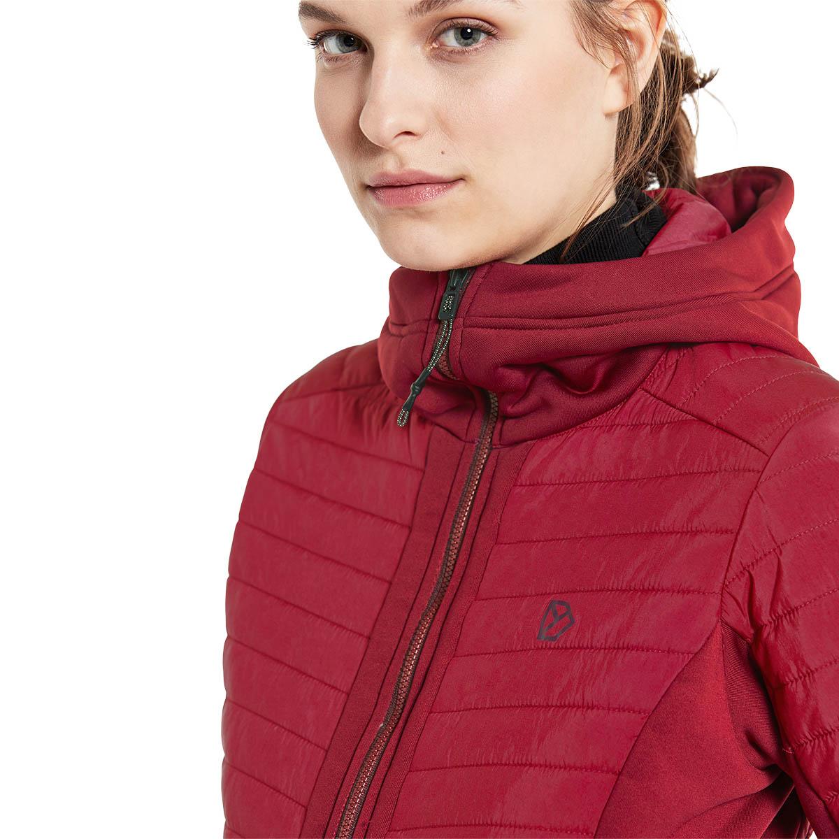 Didriksons Annema Full Zip Jakke Dame Ruby Red