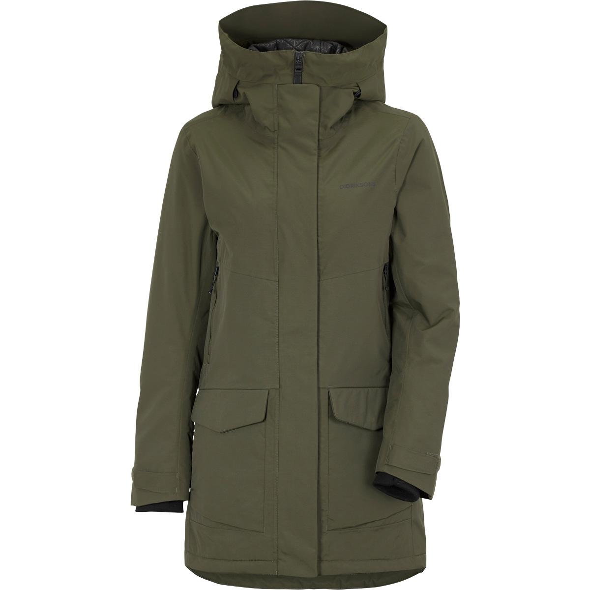 Didriksons Frida Parka Jakke Dame DEEP GREEN