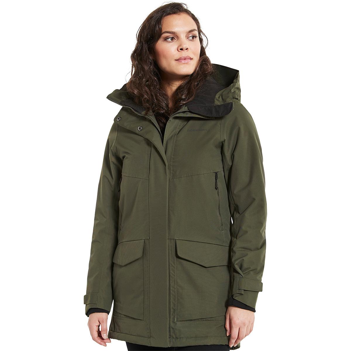 Didriksons Frida Parka Jakke Dame DEEP GREEN