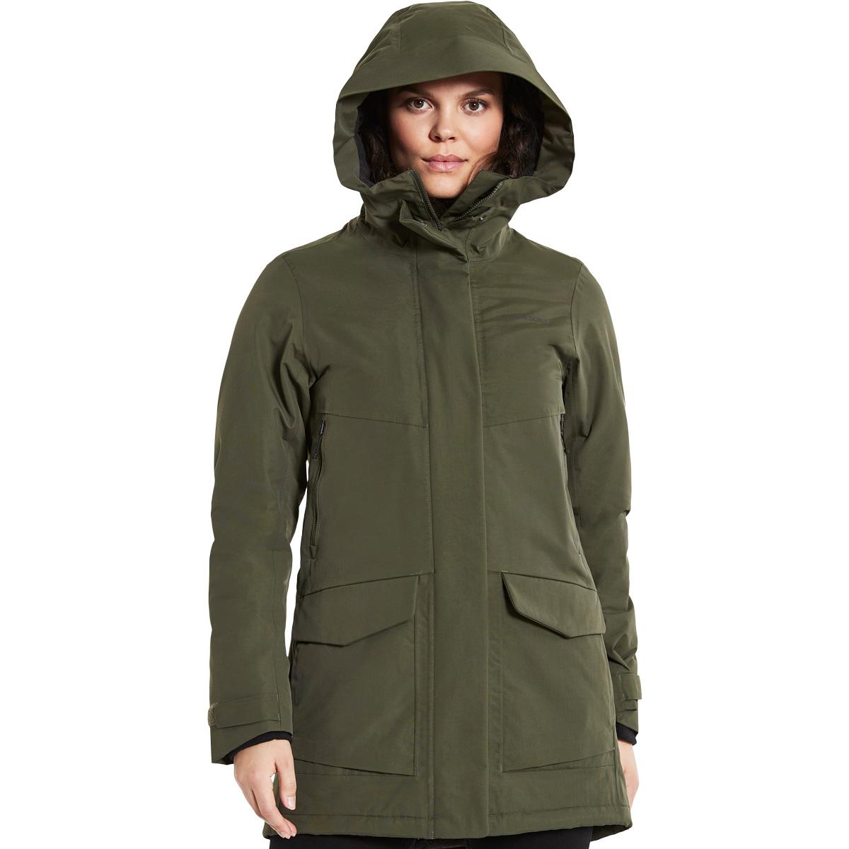 Didriksons Frida Parka Jakke Dame DEEP GREEN