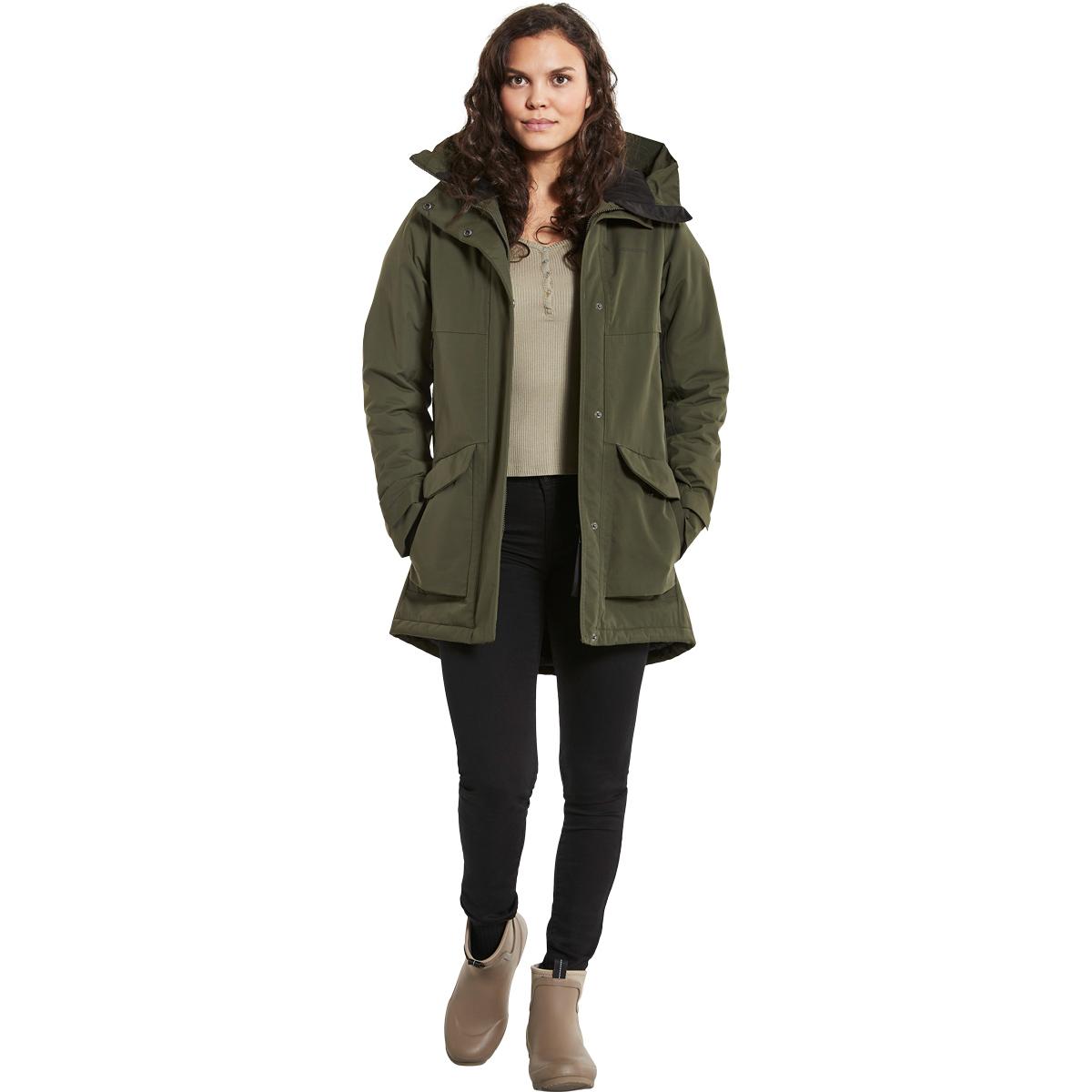 Didriksons Frida Parka Jakke Dame DEEP GREEN
