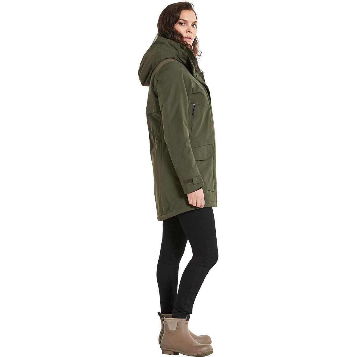 Didriksons Frida Parka Jakke Dame DEEP GREEN