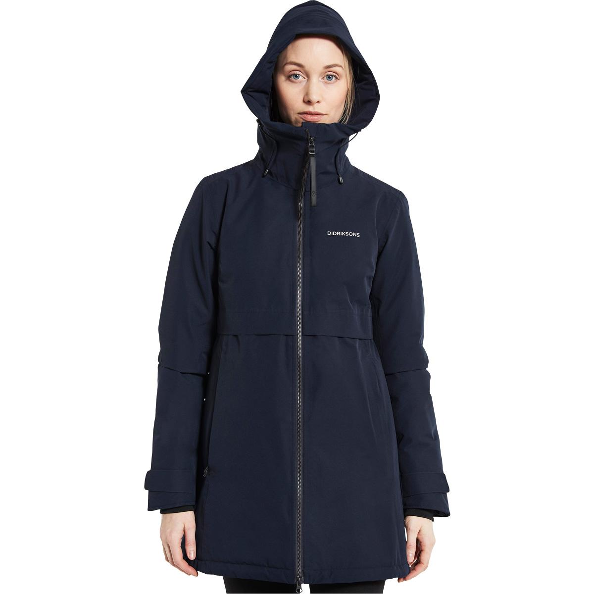 Didriksons Helle Parka Vinterjakke Dame DARK NIGHT BLUE