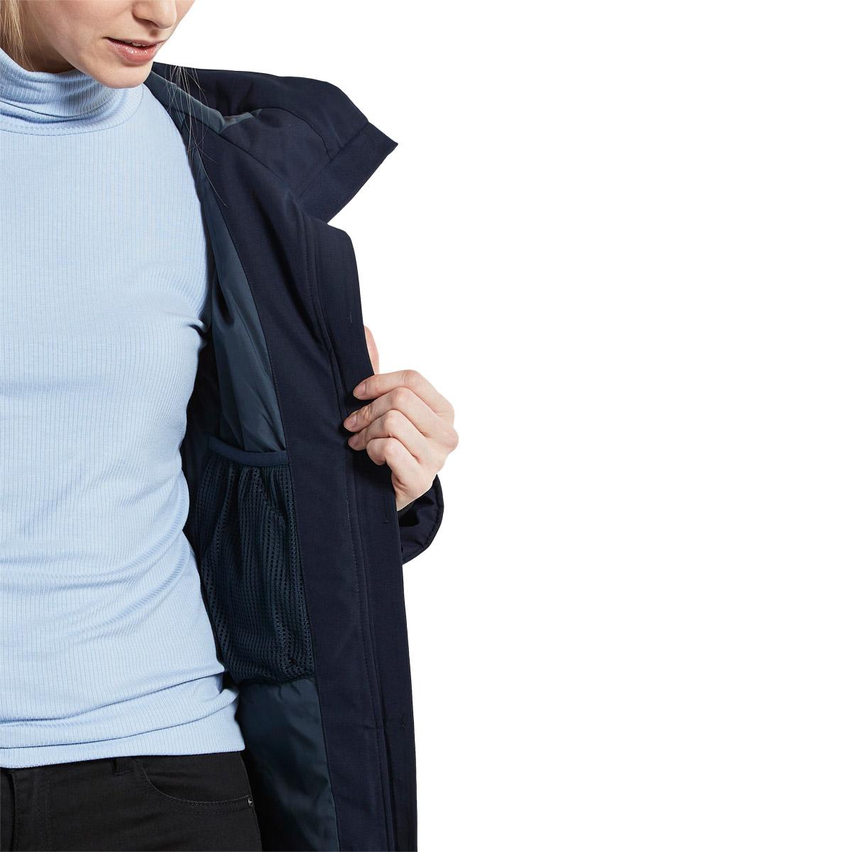 Didriksons Helle Parka Vinterjakke Dame DARK NIGHT BLUE