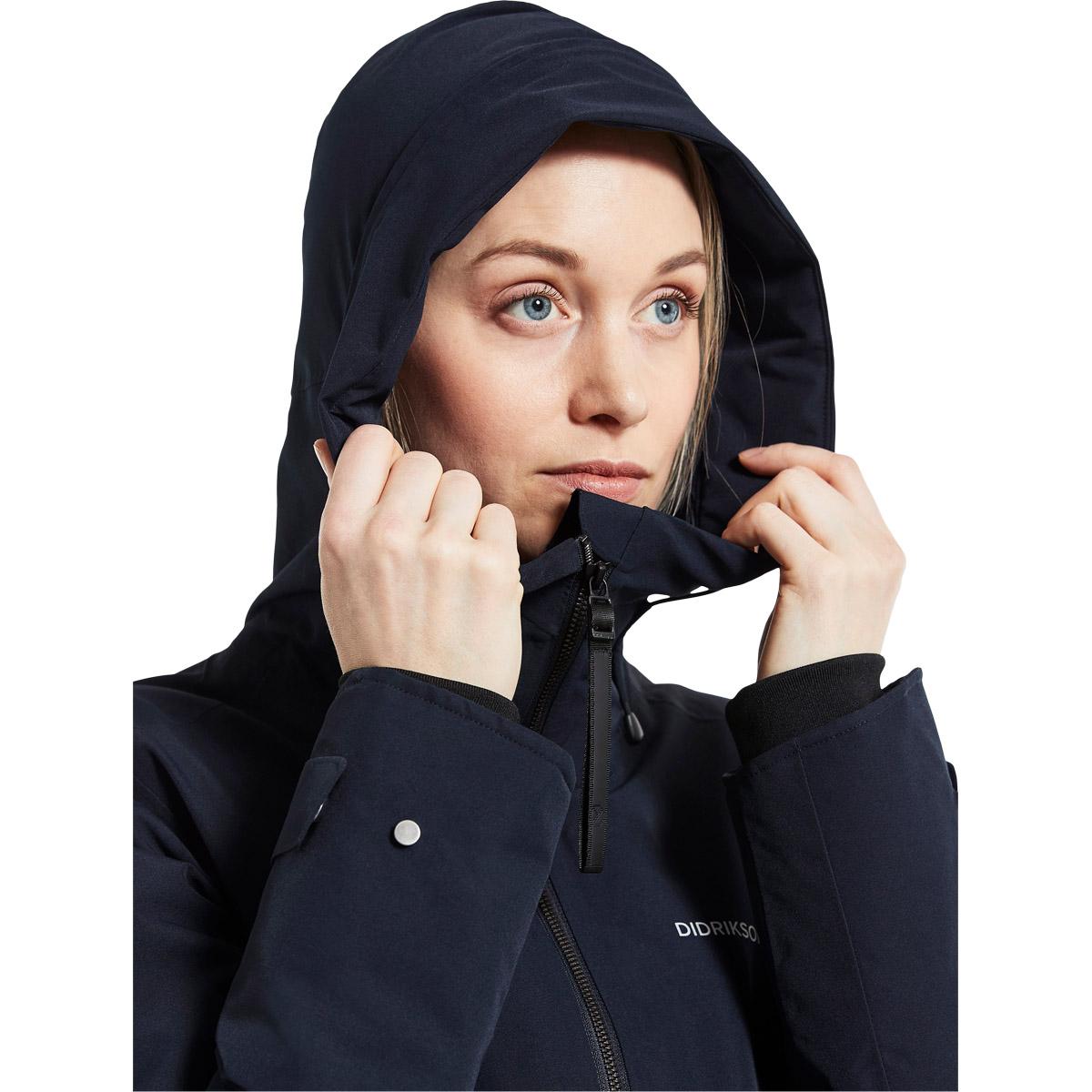 Didriksons Helle Parka Vinterjakke Dame DARK NIGHT BLUE