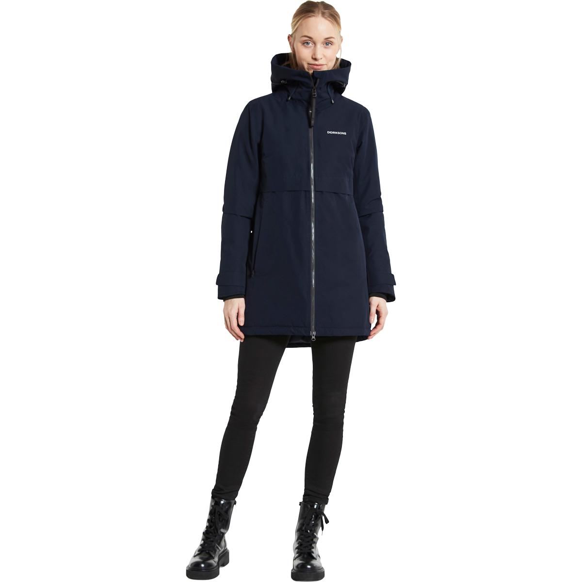 Didriksons Helle Parka Vinterjakke Dame DARK NIGHT BLUE