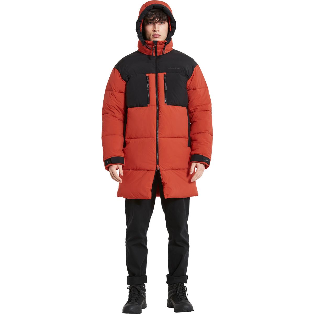 Didriksons Hilmer Parka Vinterjakke Herre SABI ORANGE